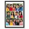 14 photo collage frame f shape 14 editorial flow layout india 11 black main