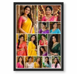 14 Photo Collage Frame Mosaic 14 Mixed Size Pinterest Layout