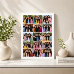 15 Photo Collage Frame 3+3+3+3+3 Five Rows Equal Layout 7 15 photo collage frame 3 3 3 3 3 five rows equal layout india 04 white 2