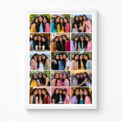 15 Photo Collage Frame 3+3+3+3+3 Five Rows Equal Layout 6 15 photo collage frame 3 3 3 3 3 five rows equal layout india 04 white main