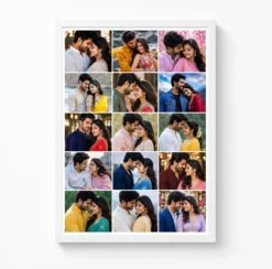 15 photo collage frame 3x5 perfect grid layout india 05 white main