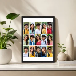 Alternative view of 15 Photo Collage Frame 5+5+5 Three Equal Rows Layout