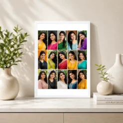 15 Photo Collage Frame 5x3 Wide Landscape Grid Layout 7 15 photo collage frame 5x3 wide landscape grid layout india 07 white 2