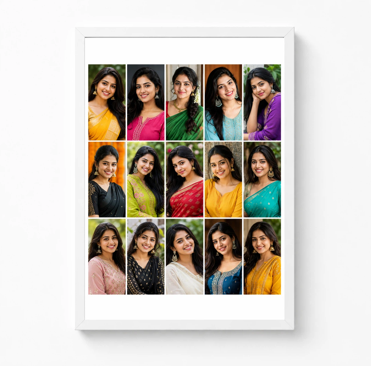 15 Photo Collage Frame 5x3 Wide Landscape Grid Layout 3 15 Photo Collage Frame 5x3 Wide Landscape Grid Layout - Image 3