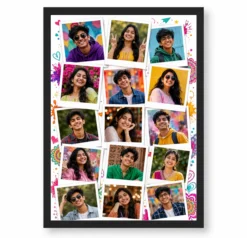 15 Photo Collage Frame Scattered 15 Polaroid Memory Layout
