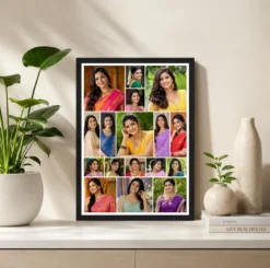 Alternative view of 15 Photo Collage Frame Tetris Mix 15 Slot Puzzle Layout