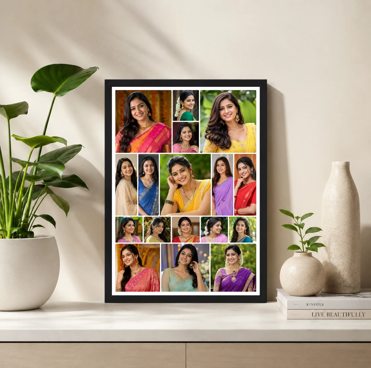 15 Photo Collage Frame Tetris Mix 15 Slot Puzzle Layout 2 15 Photo Collage Frame Tetris Mix 15 Slot Puzzle Layout - Image 2