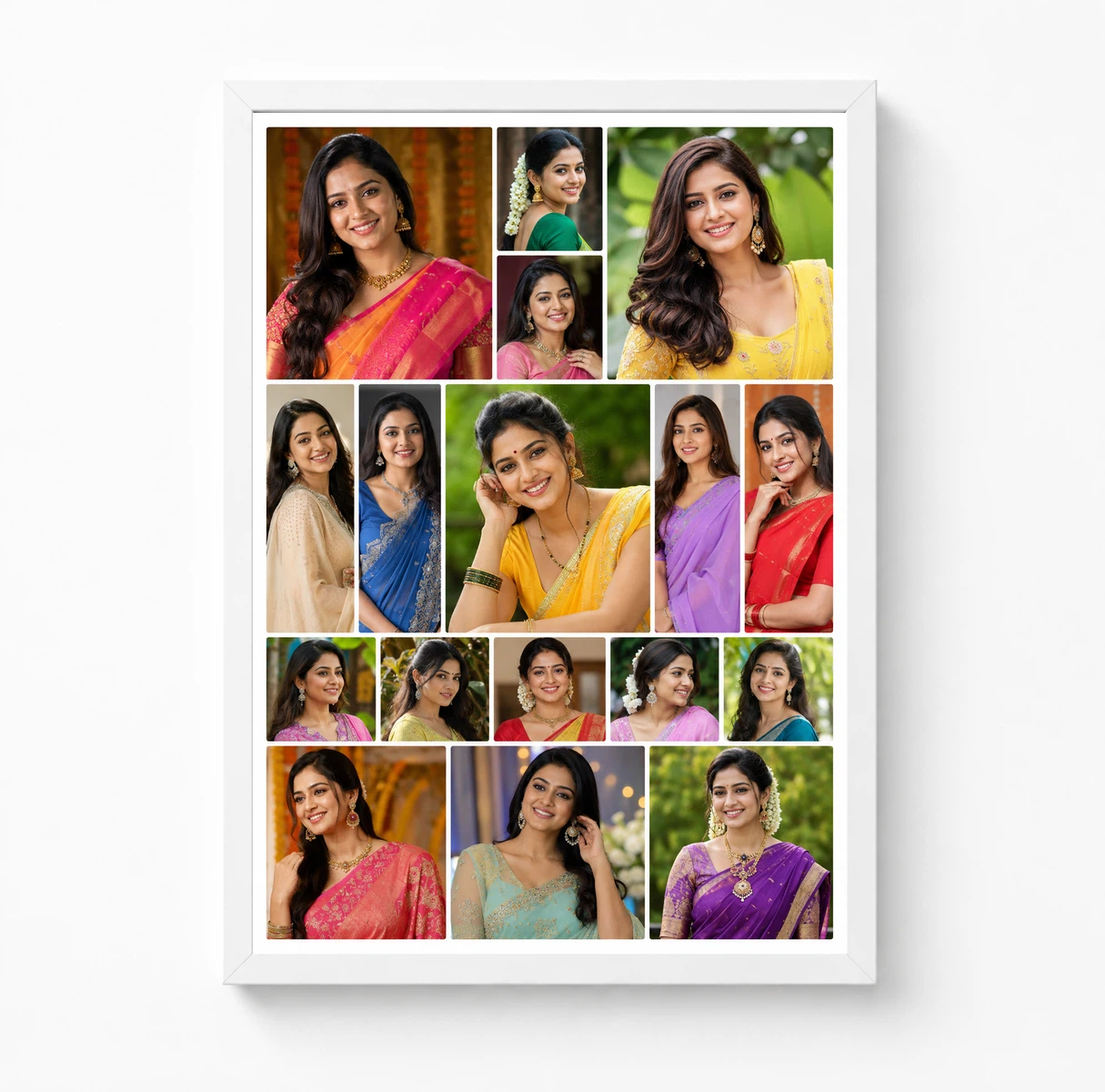 15 Photo Collage Frame Tetris Mix 15 Slot Puzzle Layout 3 15 Photo Collage Frame Tetris Mix 15 Slot Puzzle Layout - Image 3