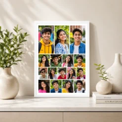 16 Photo Collage Frame 3 Big Hero + 13 Small Grid Layout 7 16 photo collage frame 3 big hero 13 small grid layout india 04 white 2