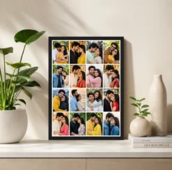 Alternative view of 16 Photo Collage Frame 4x4 Perfect Square Grid Layout