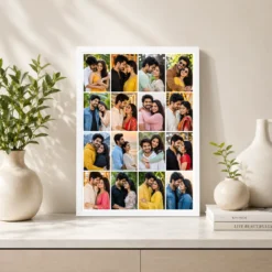 16 Photo Collage Frame 4x4 Perfect Square Grid Layout 7 16 photo collage frame 4x4 perfect square grid layout india 06 white 2