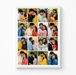 16 Photo Collage Frame 4x4 Perfect Square Grid Layout 6 16 photo collage frame 4x4 perfect square grid layout india 06 white main