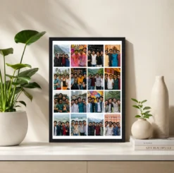 Alternative view of 16 Photo Collage Frame 4x4 Window Pane Layout