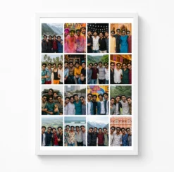 16 Photo Collage Frame 4x4 Window Pane Layout 6 16 photo collage frame 4x4 window pane layout india 07 white main