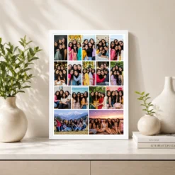 16 Photo Collage Frame 5+5+4+2 Row Grid Layout 7 16 photo collage frame 5 5 4 2 row grid layout india 08 white 2