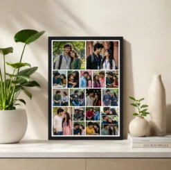 Alternative view of 16 Photo Collage Frame Mosaic 16 Mixed Pinterest Layout