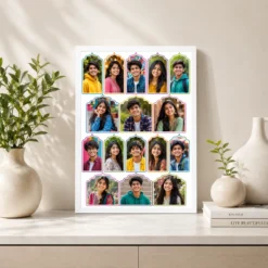 16 photo collage frame tessellation 16 creative layout india 11 white 2