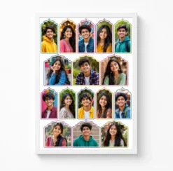 16 photo collage frame tessellation 16 creative layout india 11 white main