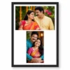 2 Photo Collage Frame T Shape Wide Top Narrow Bottom Duo 9 2 photo collage frame t shape wide top narrow bottom duo india 10 black main