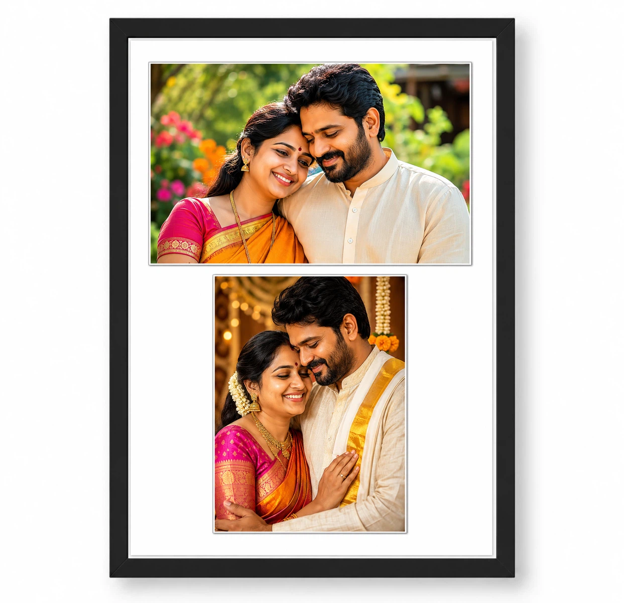 2 Photo Collage Frame Wide Landscape Portrait Corner Float Duo 1 2 Photo Collage Frame Wide Landscape Portrait Corner Float Duo