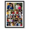20 Photo Collage Frame 2+4+6+4+4 Expanding Row Layout 9 20 photo collage frame 2 4 6 4 4 expanding row layout india 01 black main