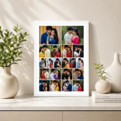 20 Photo Collage Frame 2+4+6+4+4 Expanding Row Layout 7 20 photo collage frame 2 4 6 4 4 expanding row layout india 01 white 2