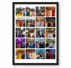 20 Photo Collage Frame 20 Rounded Soft Grid Modern Layout