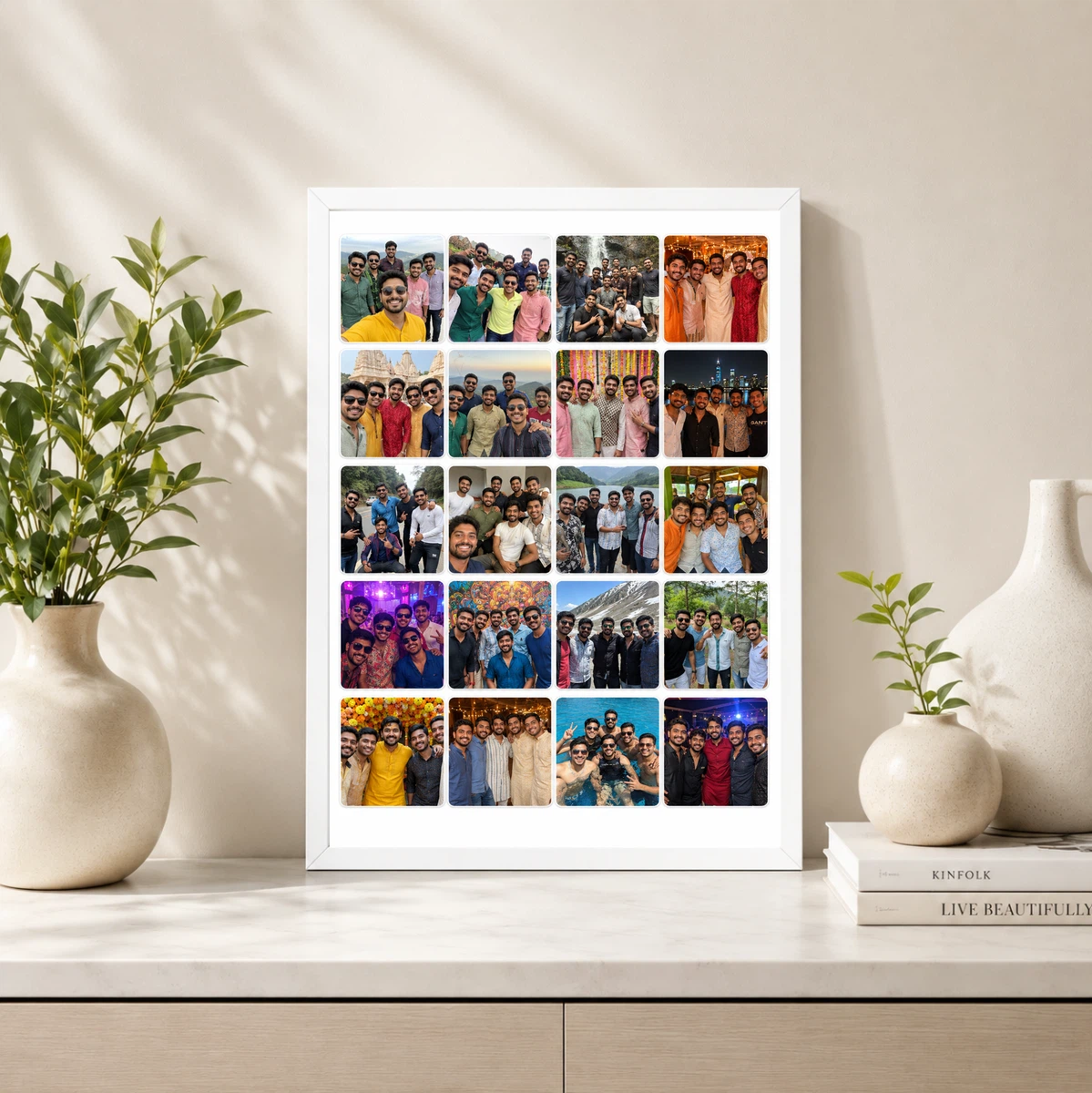 20 Photo Collage Frame 20 Rounded Soft Grid Modern Layout 4 20 Photo Collage Frame 20 Rounded Soft Grid Modern Layout - Image 4