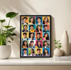 Alternative view of 20 Photo Collage Frame 4-Column 5 Each Vertical Layout