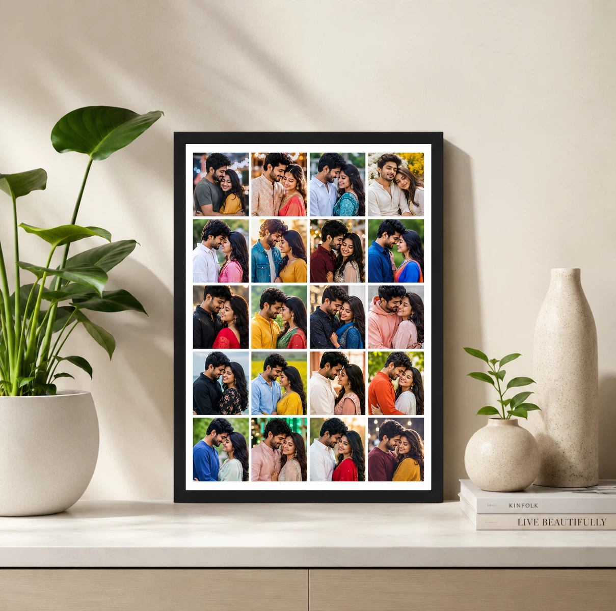 20 Photo Collage Frame 4x5 Perfect Grid Layout 2 20 Photo Collage Frame 4x5 Perfect Grid Layout - Image 2