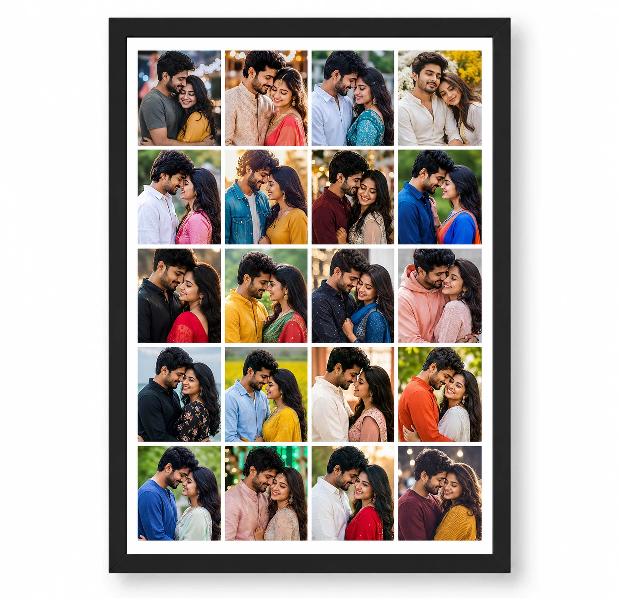 20 Photo Collage Frame 4x5 Perfect Grid Layout 1 20 Photo Collage Frame 4x5 Perfect Grid Layout