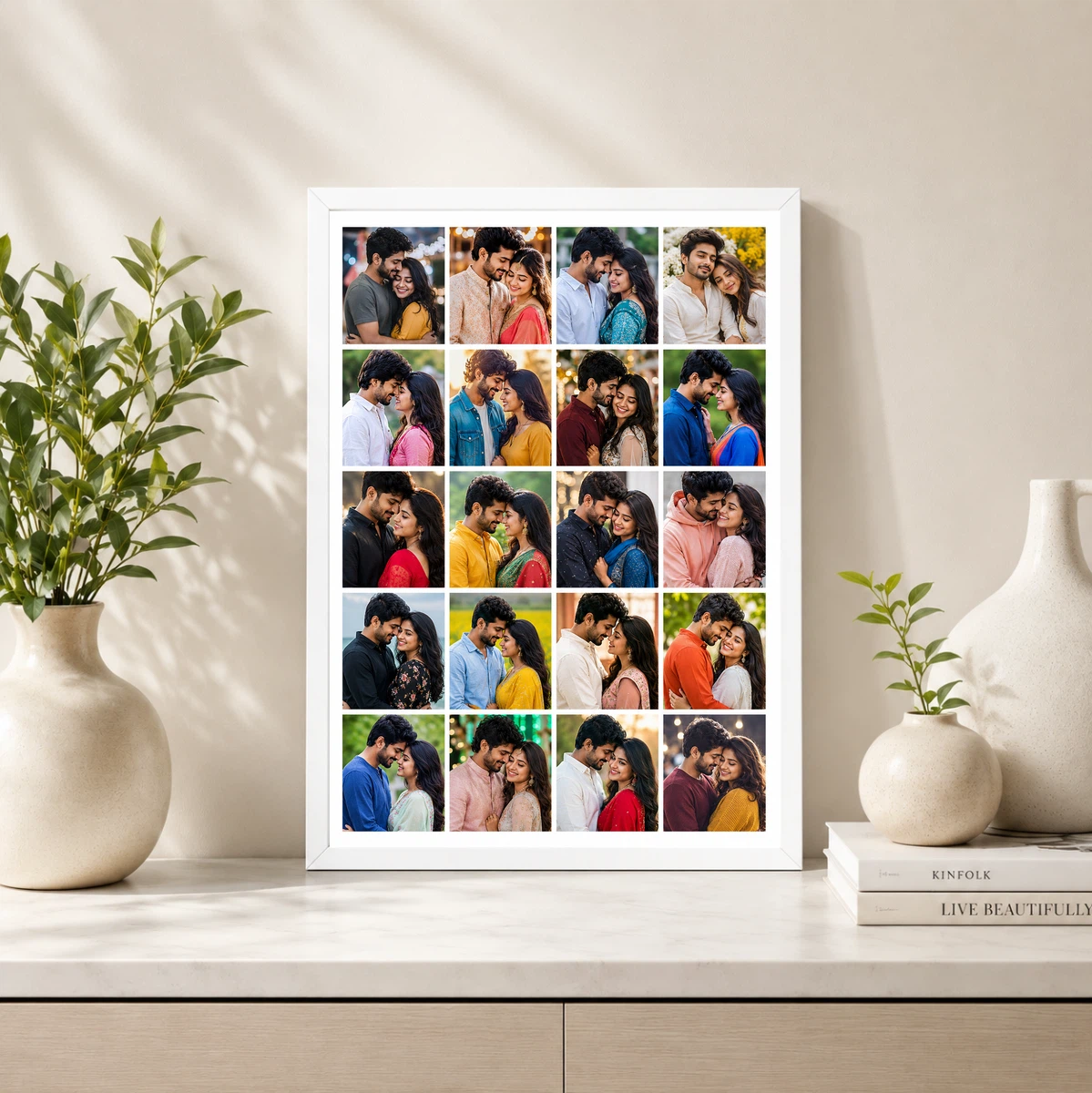 20 Photo Collage Frame 4x5 Perfect Grid Layout 4 20 Photo Collage Frame 4x5 Perfect Grid Layout - Image 4