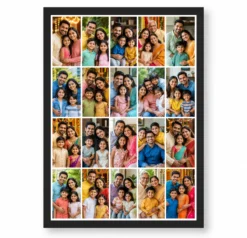 20 Photo Collage Frame 5-Column 4 Each Vertical Layout