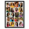 20 photo collage frame scattered 20 polaroid memory wall layout india 13 black main