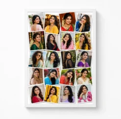 20 photo collage frame scattered 20 polaroid memory wall layout india 13 white main