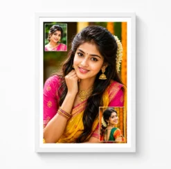 3 photo collage frame hero center mini corners layout india 02 white main