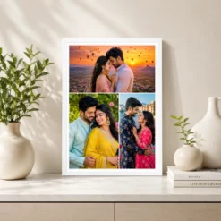 3 photo collage frame panoramic top square portrait bottom india 04 white 2