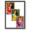 3 Photo Collage Frame Step Cascade Waterfall Three Slot Layout 8 3 photo collage frame step cascade waterfall three slot india 12 black main
