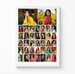 30 Photo Collage Frame 2 Hero Top + 28 Mini Grid Layout 6 30 photo collage frame 2 hero top 28 mini grid layout india 02 white main
