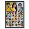 30 Photo Collage Frame 3 Big Featured + 27 Mini Dense Grid Layout 8 30 photo collage frame 3 big featured 27 mini dense grid layout india 03 black main