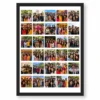 30 photo collage frame 30 equal mini grid minimal layout india 04 black main