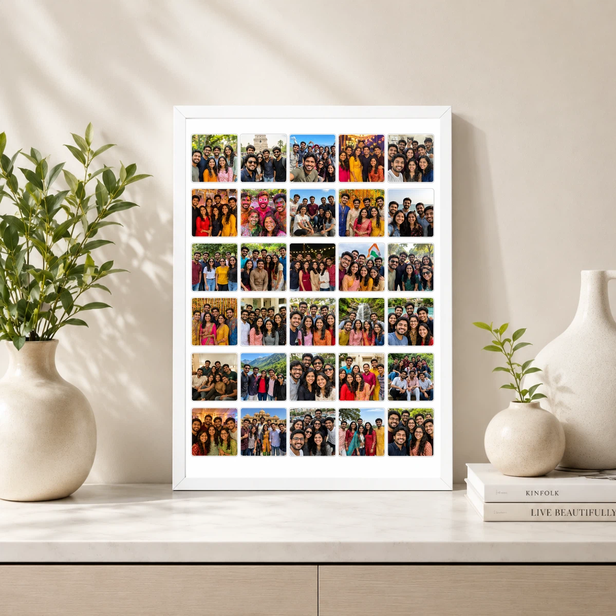 30 Photo Collage Frame 30 Equal Mini Grid Minimal Layout 4 30 Photo Collage Frame 30 Equal Mini Grid Minimal Layout - Image 4