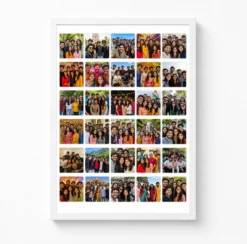 30 Photo Collage Frame 30 Equal Mini Grid Minimal Layout 6 30 photo collage frame 30 equal mini grid minimal layout india 04 white main