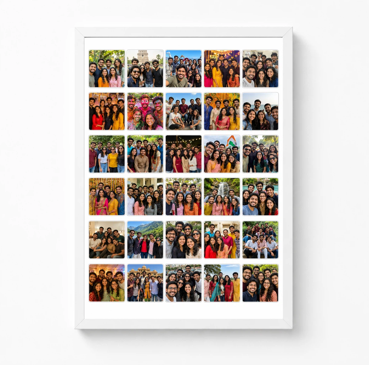 30 Photo Collage Frame 30 Equal Mini Grid Minimal Layout 3 30 Photo Collage Frame 30 Equal Mini Grid Minimal Layout - Image 3