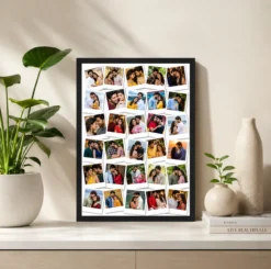 Alternative view of 30 Photo Collage Frame 30 Polaroid Scattered Memory Board Layout