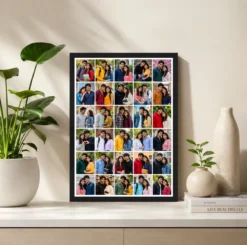Alternative view of 30 Photo Collage Frame 5+5+5+5+5+5 Six Rows Layout