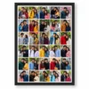 30 Photo Collage Frame 5+5+5+5+5+5 Six Rows Layout 8 30 photo collage frame 5 5 5 5 5 5 six rows layout india 08 black main