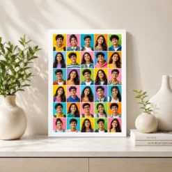 30 Photo Collage Frame 5-Column 6 Each Dense Vertical Layout 7 30 photo collage frame 5 column 6 each dense vertical layout india 07 white 2