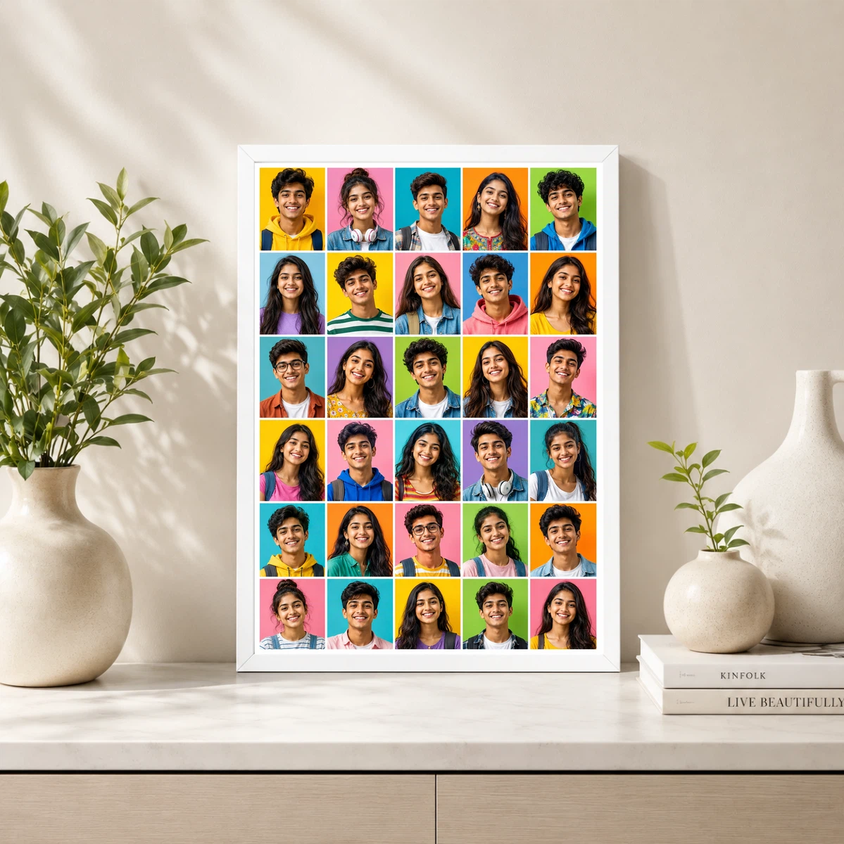 30 Photo Collage Frame 5-Column 6 Each Dense Vertical Layout 4 30 Photo Collage Frame 5-Column 6 Each Dense Vertical Layout - Image 4