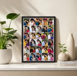 Alternative view of 30 Photo Collage Frame 5x6 Dense Grid Layout